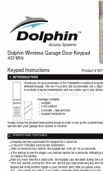 Dolphin KEYTS433RC Talimatlar