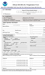 ACR Electronics ELT, NOAA Handbuch