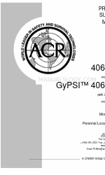 ACR Electronics ENGLISH Руководство по поддержке продукта