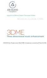 ASI Audio 3DME Quick Start Manual