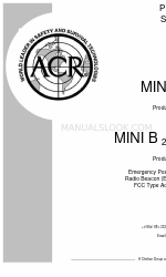 ACR Electronics MINI B2 CLASS B PERSONAL EPIRB Handbuch zur Produktunterstützung