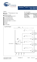 Cypress Semiconductor Rambus XDR CY24271 Specification Sheet