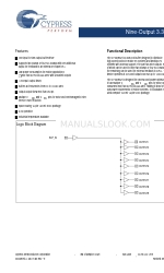 Cypress Semiconductor Nine-Output 3.3V Buffer CY2309NZ Manuel