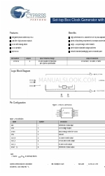 Cypress Semiconductor Set-top Box Clock Generator with VCXO CY24713 Технический паспорт