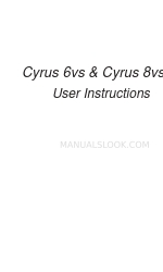 Cyrus 6vs Инструкции пользователя