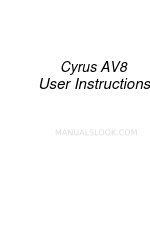 Cyrus AV5 Інструкція користувача