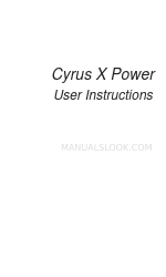 Cyrus SmartPower plus 사용자 지침