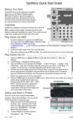 1010music Synthbox Skrócona instrukcja obsługi