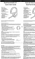 BlueParrott B450-XT Hızlı Başlangıç Kılavuzu
