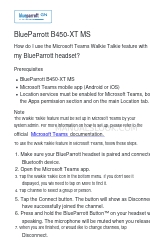 BlueParrott B450-XT MS Manual