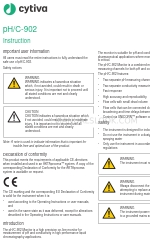 cytiva pH/C-902 Manual de instruções
