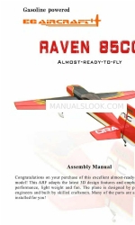 EG Aircraft Raven 85CC Montageanleitung