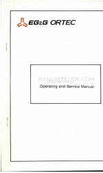 EG&G ORTEC 474 Manual de funcionamiento y servicio