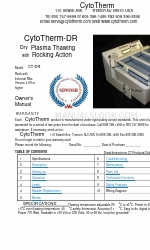 CytoTherm CT-DR Manual do Proprietário