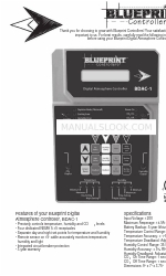 Blueprint Controllers BDAC-1 Instructions