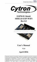 Cytron SHIELD-ESP-WIFI Manuel de l'utilisateur