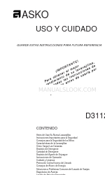 Asko D3112 (Bahasa Spanyol) Uso Y Cuidado