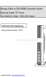 Ambery LCDT7 Manuel d'utilisation