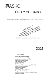 Asko D3251 (Spanish) Uso Y Cuidado