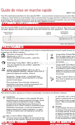 Asko D3432 (Francês) Guia de início rápido