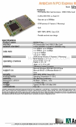 AmbiCom M300N-PCIem Especificações