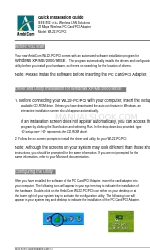 AmbiCom WL22-PCI Manual de instalación rápida