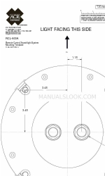 ACR Electronics RCL-600A - SCHEMA REV A 마운팅 템플릿