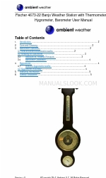 Ambient Weather Fischer Instruments 1606B-45-B Посібник користувача