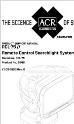 ACR Electronics RCL-75 제품 지원 매뉴얼