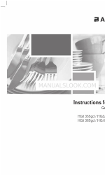 Asko HG1365gd Manual de instrucciones