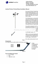 Ambient Weather Weather Mount Panduan Instalasi