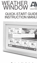 Ambient Weather WEATHER WINDOW Краткое руководство по эксплуатации