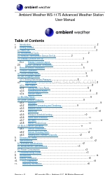 Ambient Weather WS-1285 Podręcznik użytkownika