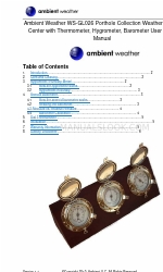 Ambient Weather WS-GL025 Посібник користувача