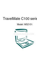 Acer TravelMate C100 series Manual