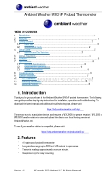 Ambient Weather WH31P Manual