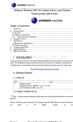 Ambient Weather WS-02 User Manual
