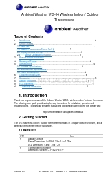 Ambient Weather WS-04 Руководство пользователя