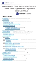 Ambient Weather WS-08 User Manual