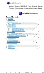 Ambient Weather WS-091-C Manual do utilizador
