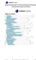 Ambient Weather WS-16 User Manual