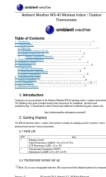 Ambient Weather WS-40 Manual