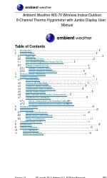 Ambient Weather WS-70 User Manual