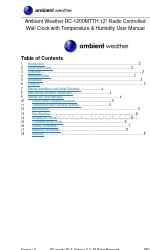 Ambient Weather RC-1200MTTH Manual del usuario