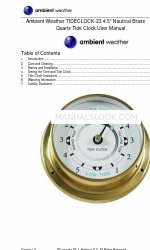 Ambient Weather TIDECLOCK-6 User Manual