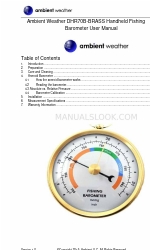 Ambient Weather DHR70B-BRASS Panduan Pengguna