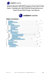 Ambient Weather WR-089 Panduan Pengguna