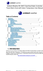 Ambient Weather RC-8487 ユーザーマニュアル