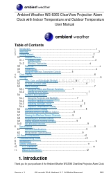 Ambient Weather WS-8365 Panduan Pengguna