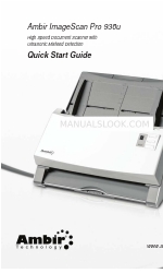 Ambir ImageScan Pro 930u Quick Start Manual